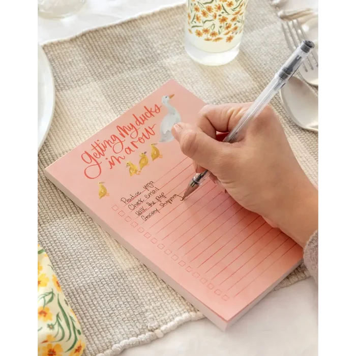 Getting My Ducks In A Row Notepad - 446884