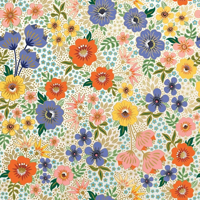 Gift Wrap - Golden Floral - B375.30.208JR