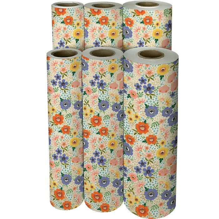 Gift Wrap - Golden Floral - B375.30.208JR