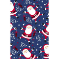 Gift Wrap - GW-9397 Blue Santa-Tizer - 24 X 417’ -