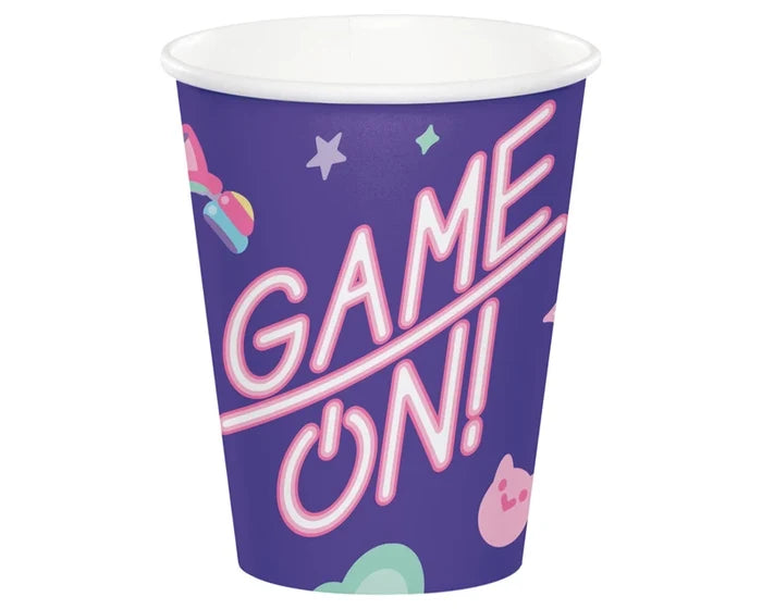 Girl Gamer Birthday Cups