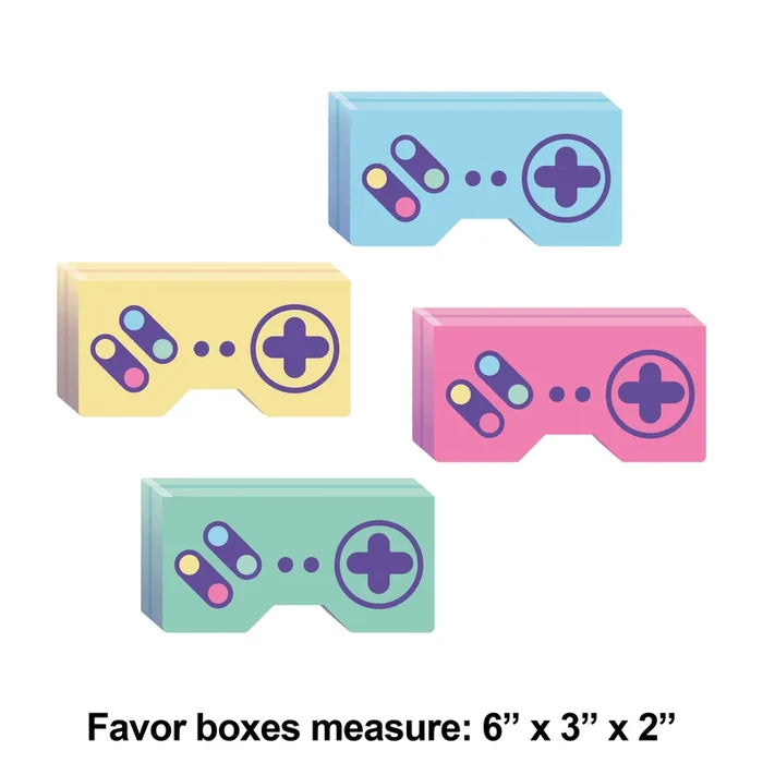 Girl Gamer Favor Boxes