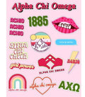 Girl Power Stickers - Alpha Chi Omega