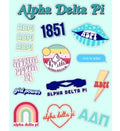 Girl Power Stickers - Alpha Delta Pi