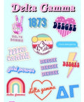 Girl Power Stickers - Delta Gamma