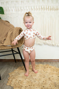 Girls Watermelon Crop Two Piece Swim Set