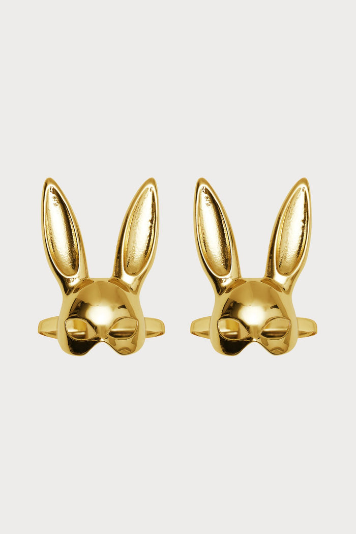 Maison Close Gold Bunny Cufflinks - Naughty Knickers
