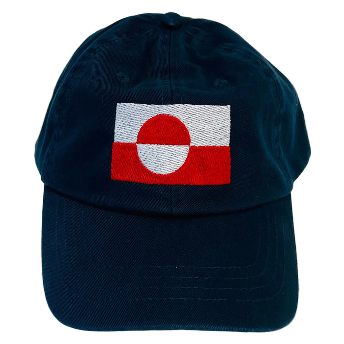Greenland flag baseball cap