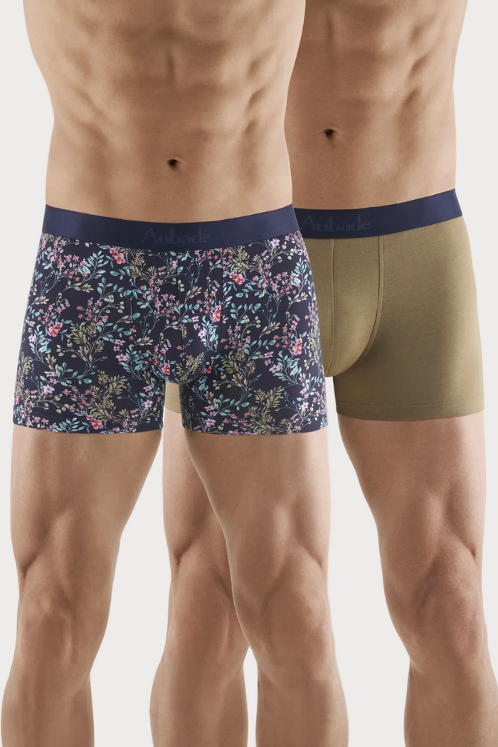 Aubade Homme Men's Cotton Modal Dreamfield Duo Pack Boxers