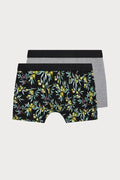 Homme Men's Cotton Modal Olives Duo Pack Boxers