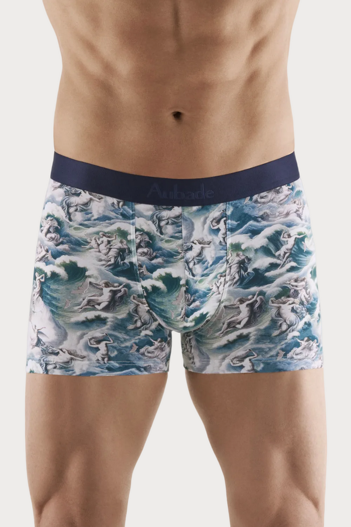 Men's Olympus Wave Pattern Boxer - Aubade Homme