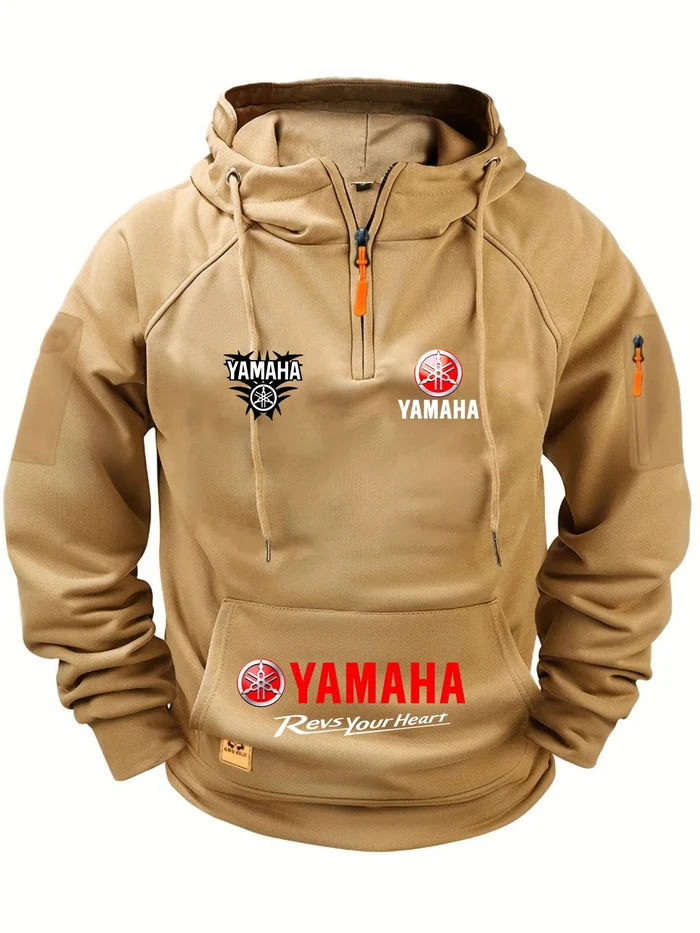 Hooded Fleece Motorcycle Sweatshirt