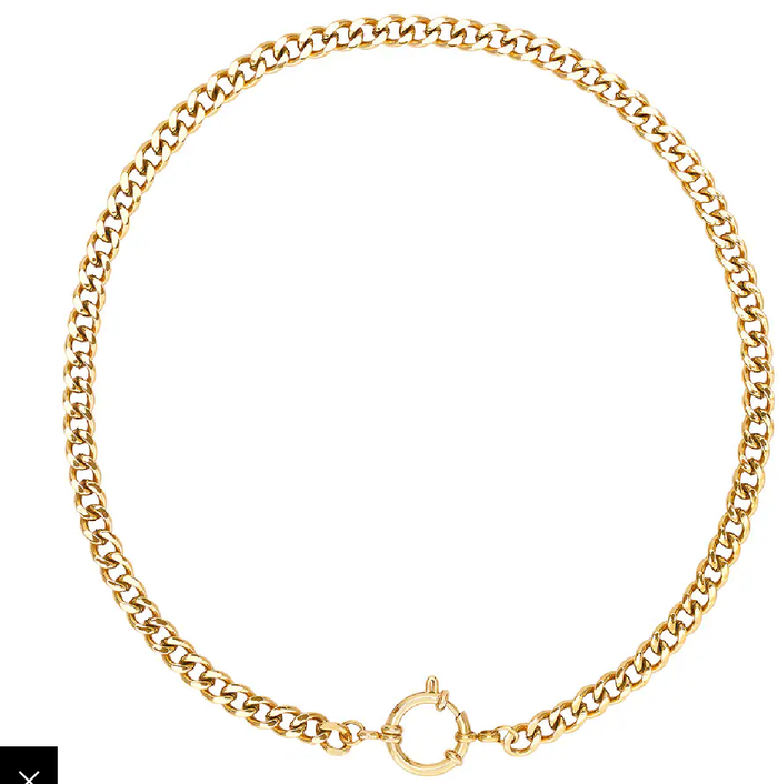 HoopLa - Full Circle Charm Collector Amulet Necklaces 18K PVD Gold