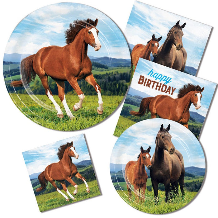Horse Party Large Napkins