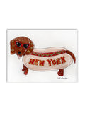 Hotdog Glitter Card