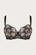 Hotel Desir Padded Underwire Bra in Black, Size UK 36DD (EU 80E)