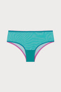 Jean Tulle High Waist Knicker in Bright Green
