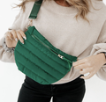 Jolie Puffer Bag Emerald