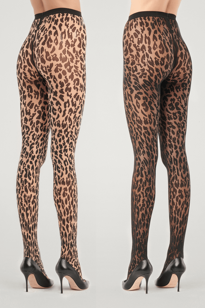 Wolford Leo Animal Print Tights 20 Denier
