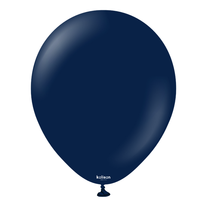 Kalisan Navy Blue Latex Balloons 12 inch 50 Pack