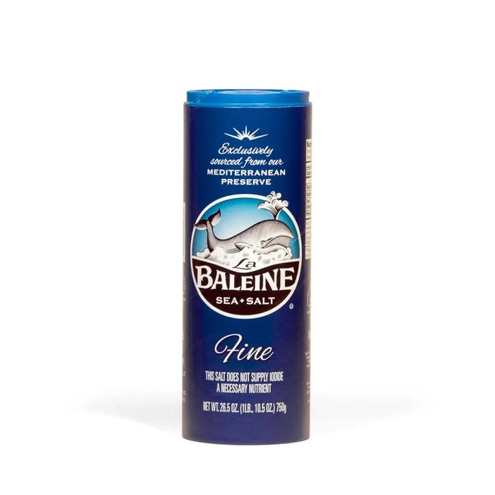 La Baleine Fine Sea Salt Shaker – 26.5 oz | Natural French Mediterranean Sea Salt