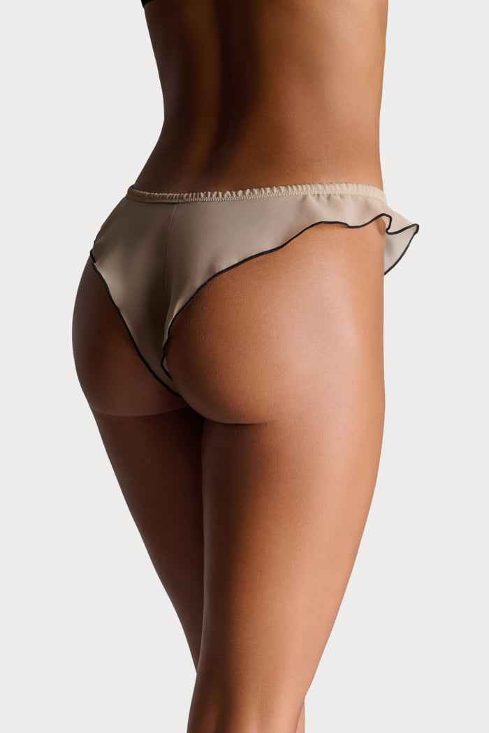 La Parisienne Dark Beige French Knicker