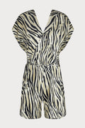 La Tigre Blanc Beach Playsuit