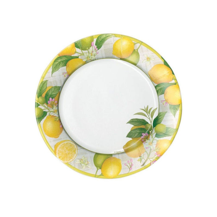 Large Lemon Party Plates