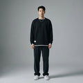 Sweat à capuche homme effet superposé, style streetwear coréen - Taille M