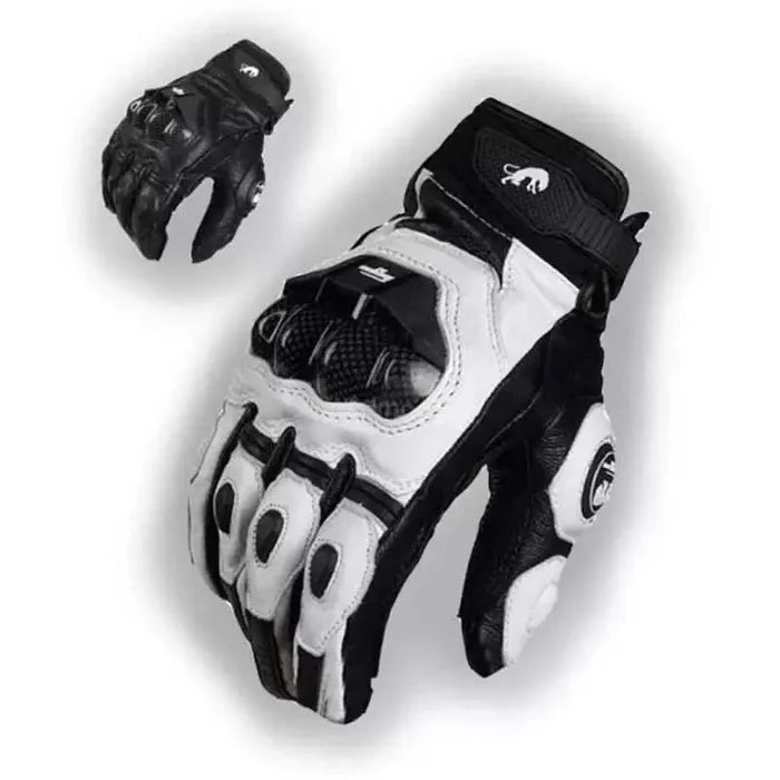 Leather Touchscreen Riding Gloves