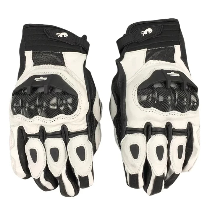 Leather Touchscreen Riding Gloves