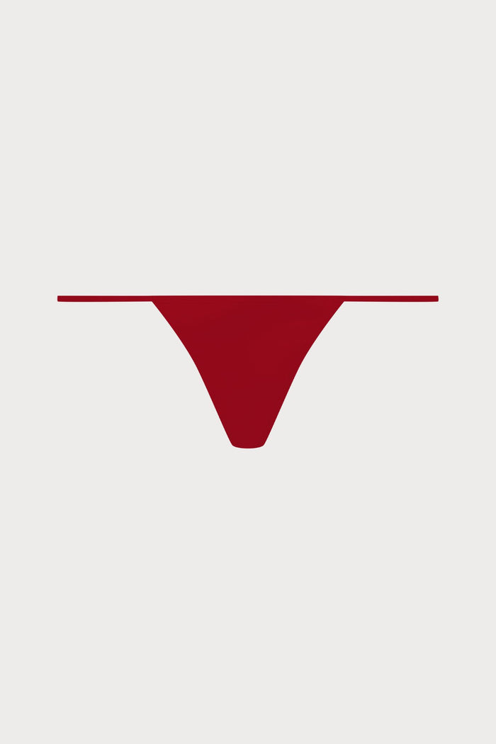 Maison Close Les Invisibles Micro Thong - Red - Naughty Knickers