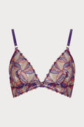 Life Celebration Embroidered Triangle Bra, Size L