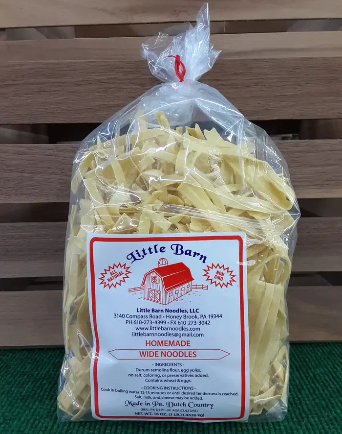 Little Barn Homemade Wide Noodles from Honey Brook PA
