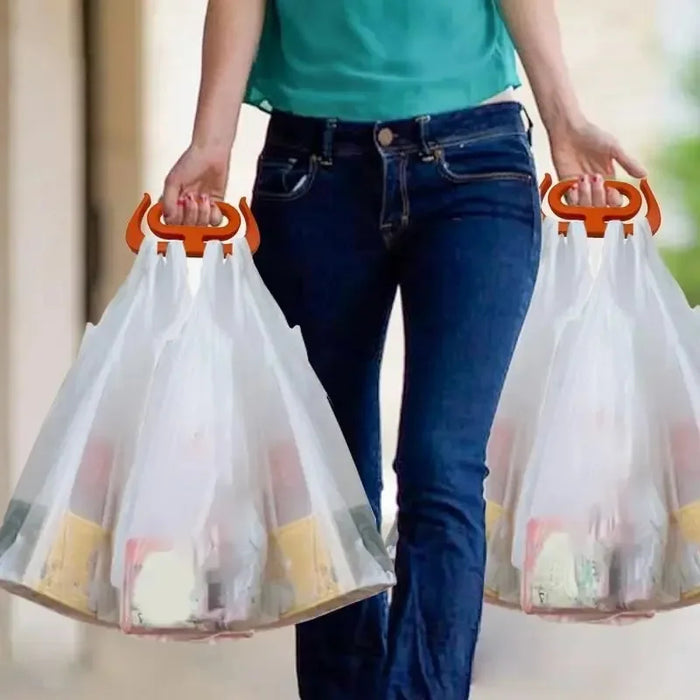LMXA Comfort-Lifting Ergonomic Bag Grip – Heavy-Duty Multi-Bag Carrier Handle, Cushioned Load-Distribution Lifter for Groceries, Shopping, and Travel
