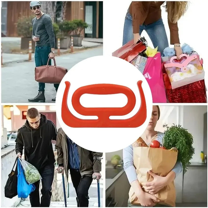 LMXA Comfort-Lifting Ergonomic Bag Grip – Heavy-Duty Multi-Bag Carrier Handle, Cushioned Load-Distribution Lifter for Groceries, Shopping, and Travel