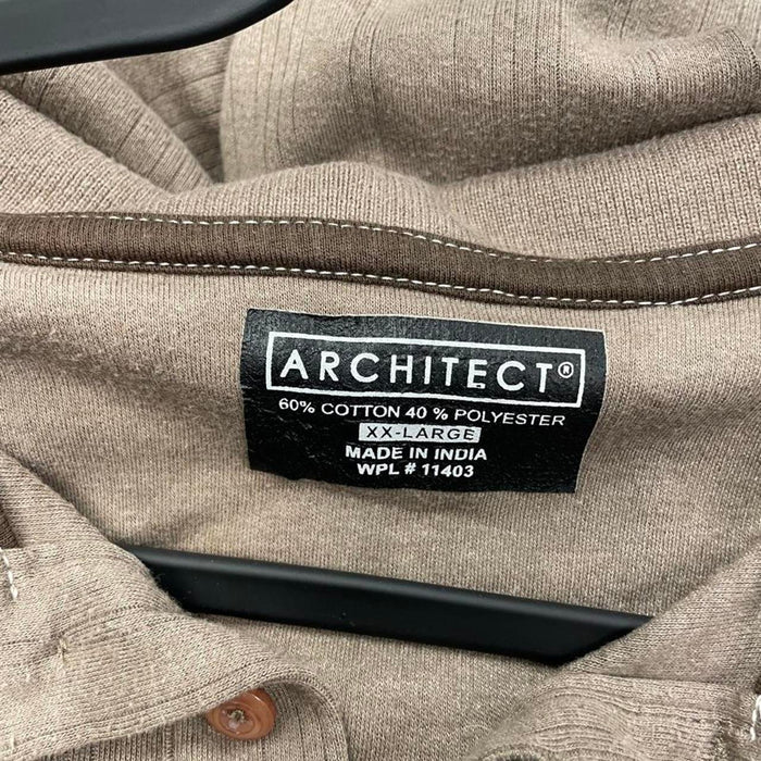 Long sleeve polo shirt size