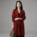 Cardigan long tricoté ample femme - Style K-fashion décontracté - Taille One size