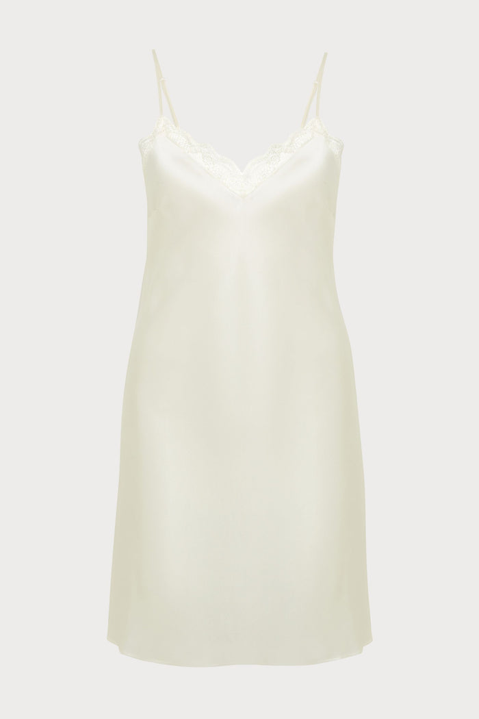 Simone Pérèle Love Me Natural Silk & Embroidery Nightdress