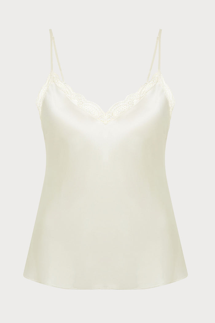 Love Me Natural Silk & Embroidery Top
