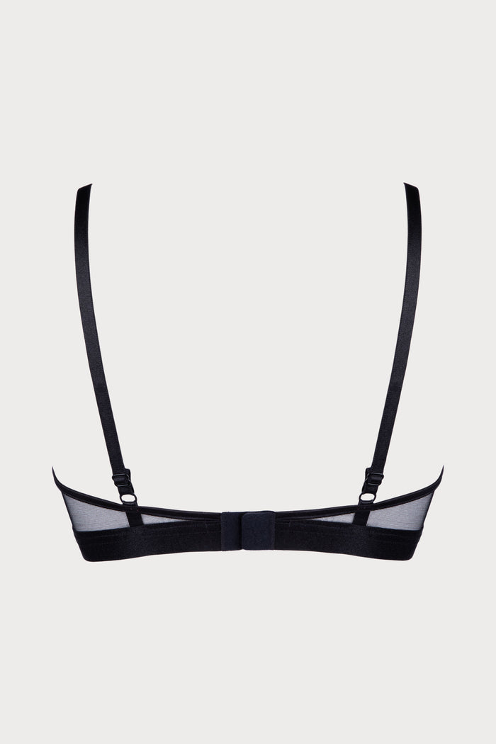 Love Supreme Triangle Bra in Black