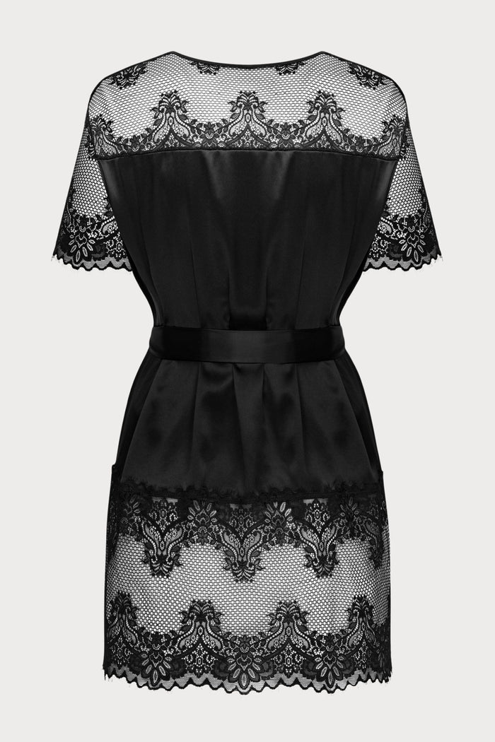 Obsessive Maderris Peignoir Black