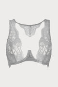 Marlene Fantasy Bra with Swarovski Crystals in Grey, Size UK 32B