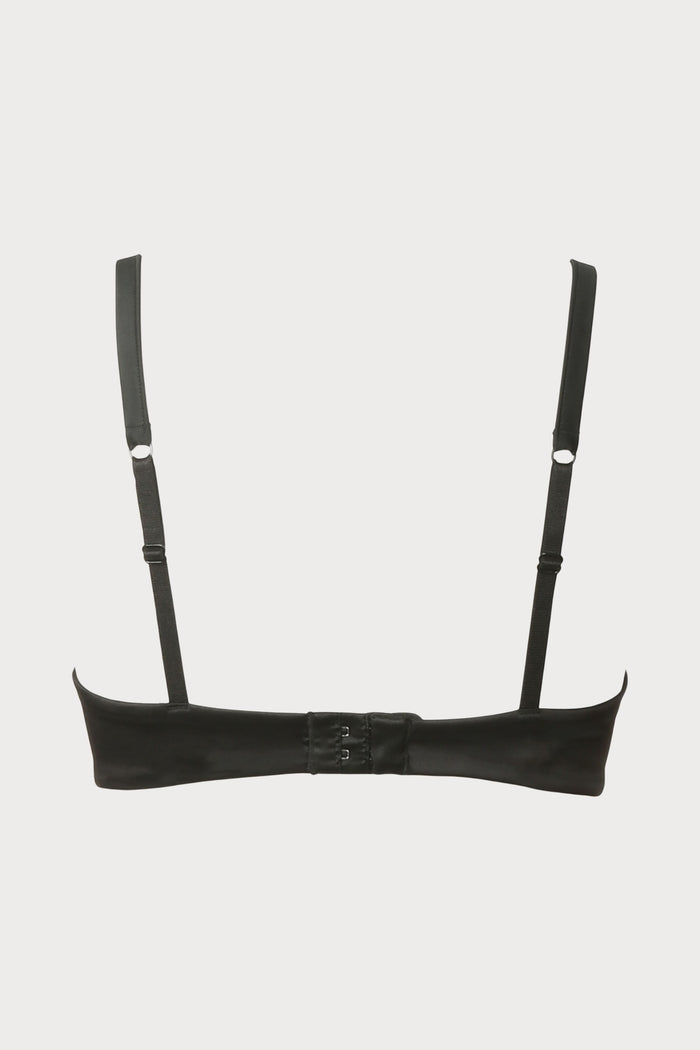 Marlene Underwired Bra with Swarovski Crystals in Black