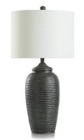 Matte Black Table Lamp in black from Stylecraft Lamps