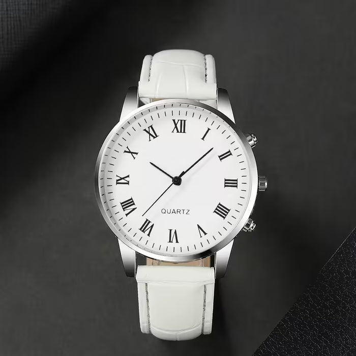 Men's Luxury Quartz Watch (White)