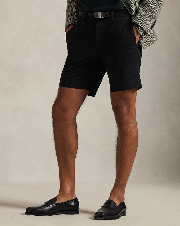 Men's Ralph Lauren Cotton Chino Shorts (Black)