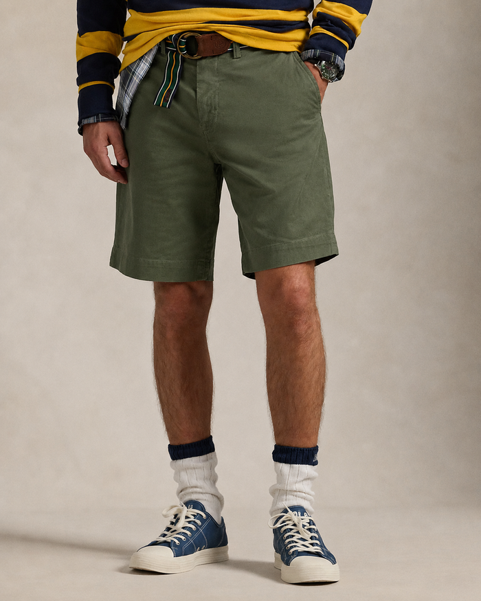 Men's Ralph Lauren Cotton Chino Shorts (Green)