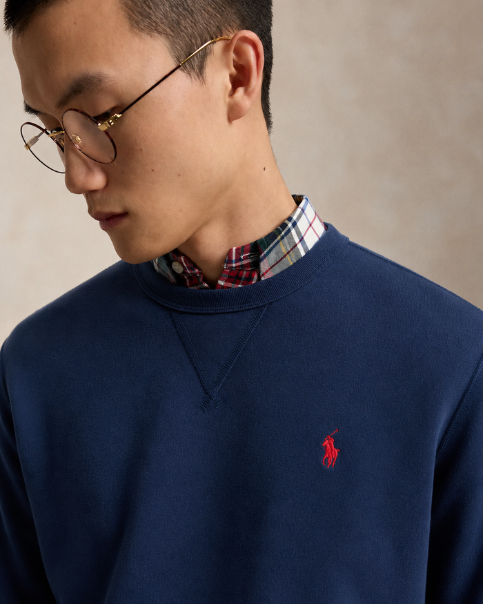 Men's Ralph Lauren Crewneck Sweater (Denim Blue)