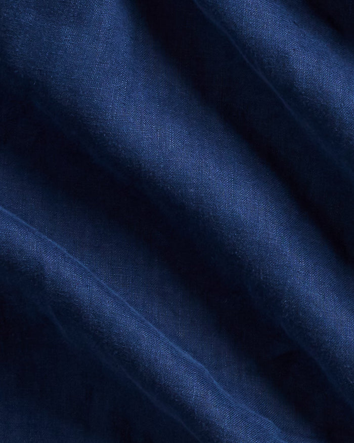 Men's Ralph Lauren Linen Shirt (Navy Blue)